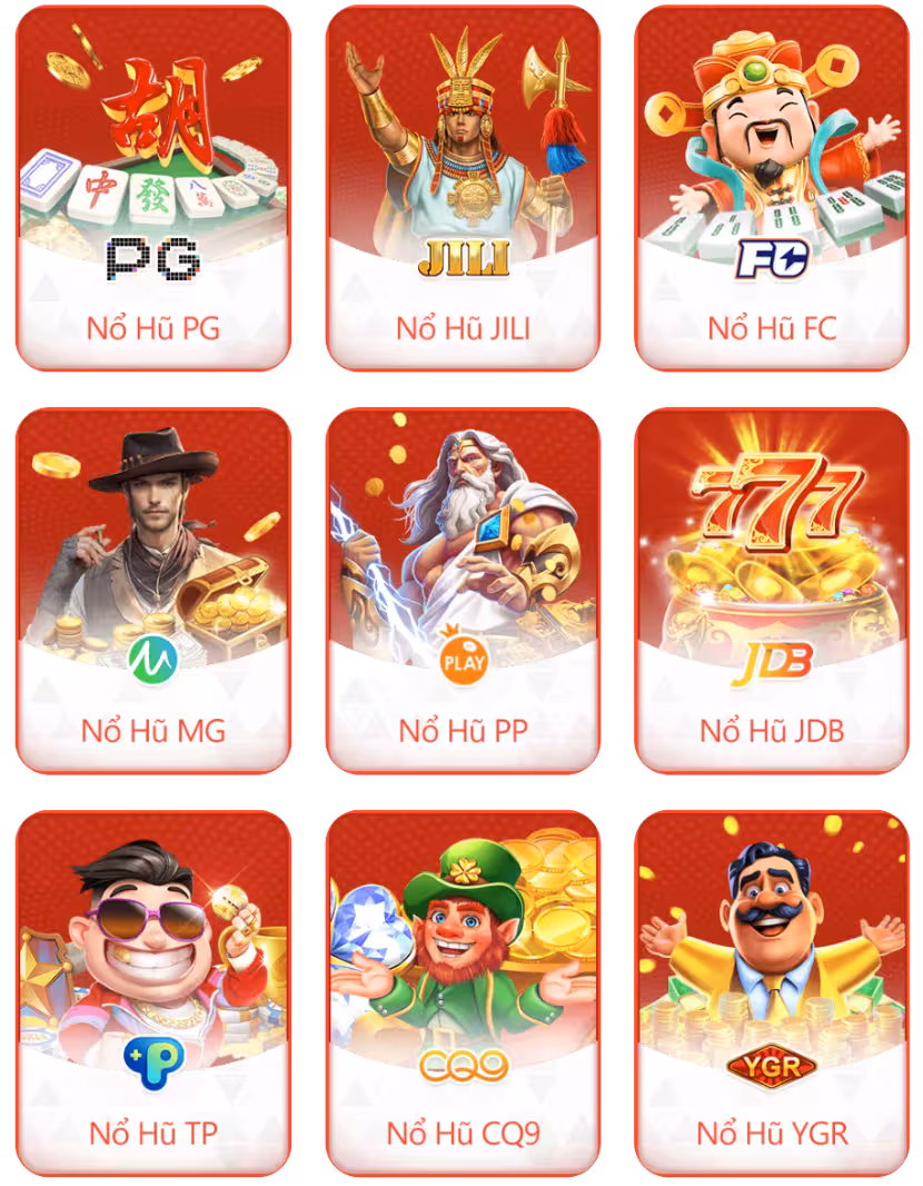 Giao diện sảnh game Nổ Hũ đặc sắc của RR3366